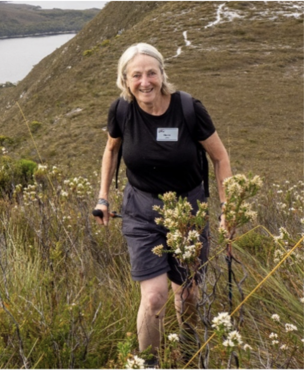 Helen Moon Helen in action on a hike