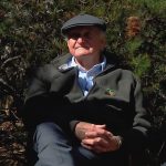 Kyrill Taylor, Life member, at Sylvan Grove Native Garden, image Jan Douglas